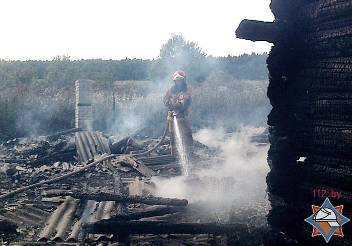 В Горецком районе неосторожное курение снова стало причиной пожара