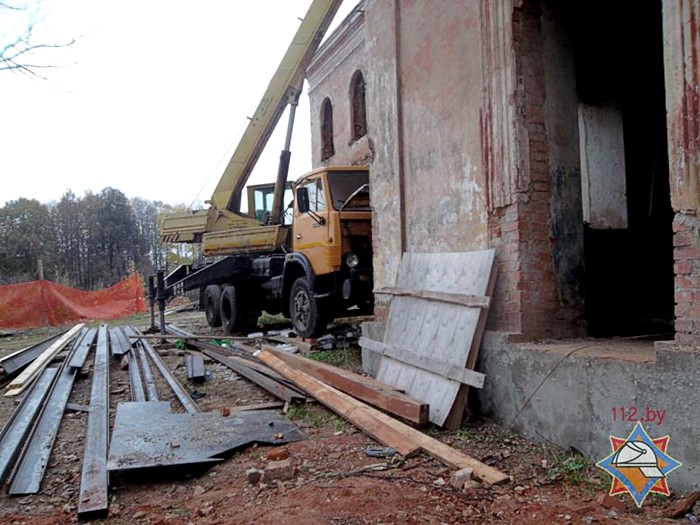 В Мстиславском районе на ремонте храма погиб рабочий