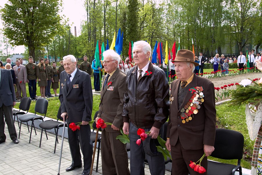 День Победы в городе Горки