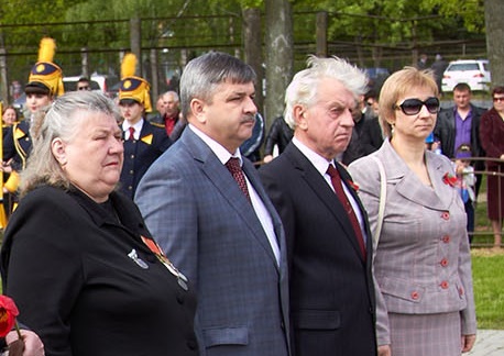 Игорь Макар на празднике Победы в Горках.