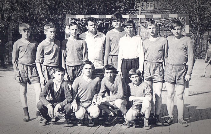 В 1961 году был проведен 1-ый чемпионат БССР по гандболу 7 на 7 среди взрослых. Фото из личного архива Анатолия Григорьевича Ерухимовича.