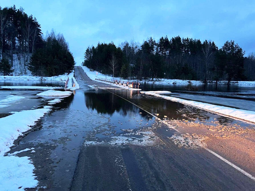 В Могилевской области подтоплены некоторые участки дорог и мосты в Славгородском и Чаусском районах – сообщили в МЧС 24 декабря.