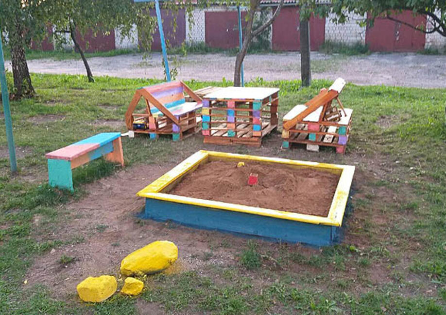 Детский сад – оформляем игровую площадку